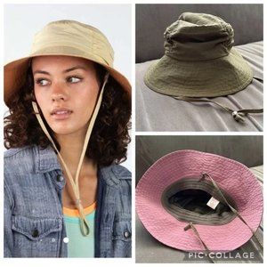 Pistil Designs Dover Sun Hat - Army Green/Pink